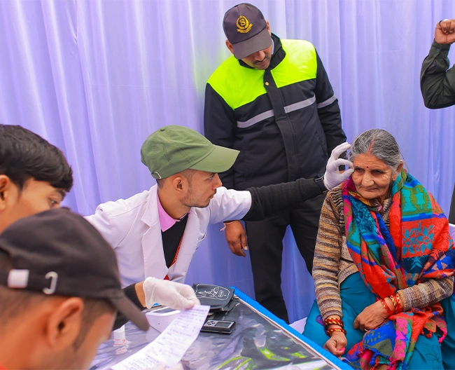 10th annual eye check-up - csr initiative by bapuna